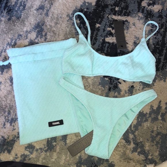 triangl swimwear Other - Cheeky bottoms Swimsuit Set with Bag.